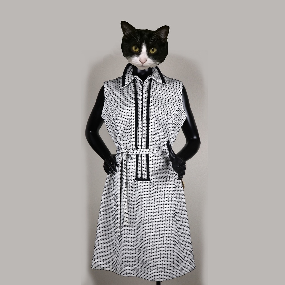 Super Rare Larger size 1960s Scooter Dress NOS